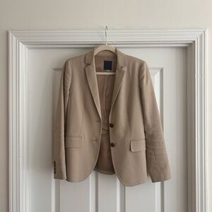 Classic J. Crew Tan Blazer - Size 0